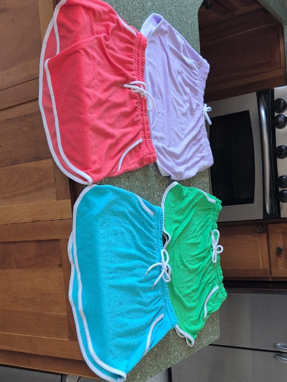 No Boundaries Lavender Terry Lounge Shorts
